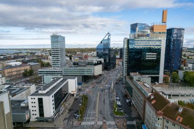 Tallinn, Estonya Modern manzarası