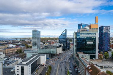 Tallinn, Estonya Modern manzarası