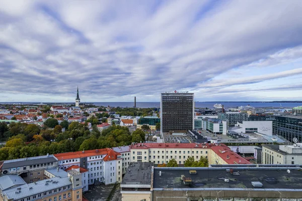 Tallinn Estonia Nowoczesne Skyline — Zdjęcie stockowe