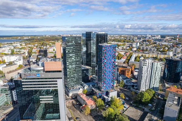 Moderne Skyline Van Tallinn Estland — Stockfoto