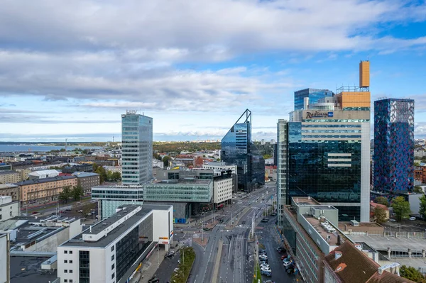 Tallinn Estland Moderne Skyline — Stockfoto