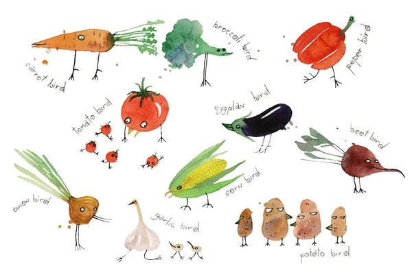 Suluboya sebze, çizgi film