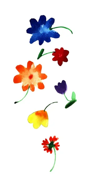 Aquarel bloemen illustratie — Stockfoto