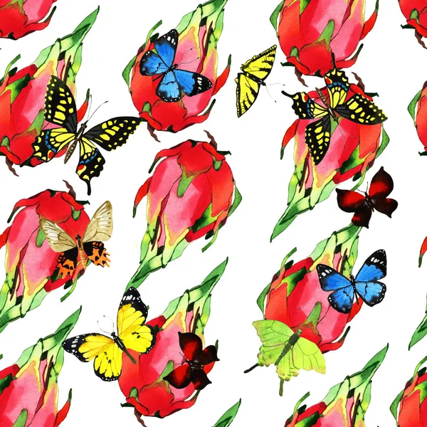 suluboya kelebek deseni