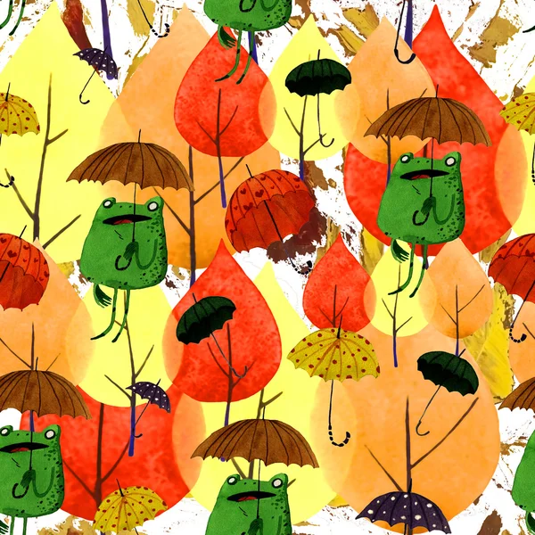 suluboya şemsiye kurbağa