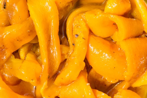 Sarı kavrulmuş peppers, yakın çekim