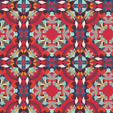 model bono kırmızı-mavi vektör