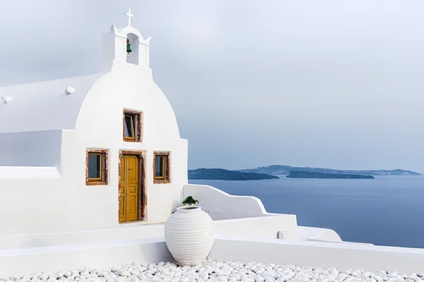 Kirche in oia, santorini — Stockfoto