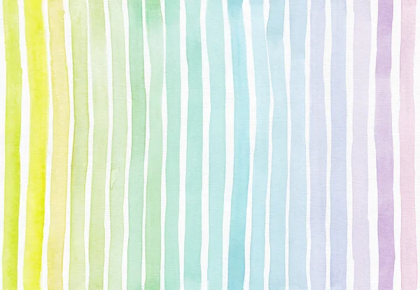 Horizontal seamless background with handdrawn ink with hand drawn stripe gradient texture, imperfect, grainy, bright, on white watercolor paper in pastel colors, illustration for your presentation — Stock Photo, Image