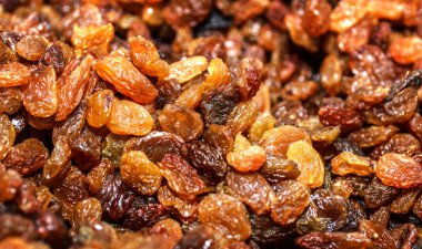 Kuru üzüm closeup arka plan