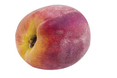 Şeftali beyazda izole edilmiş  