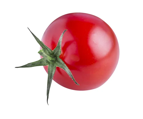 Tomate cerise isolée sur fond blanc — Photo