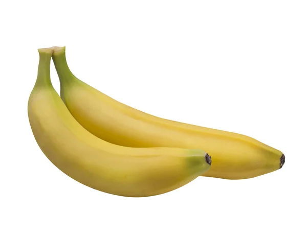 바나나는 흰색 절연 — 스톡 사진