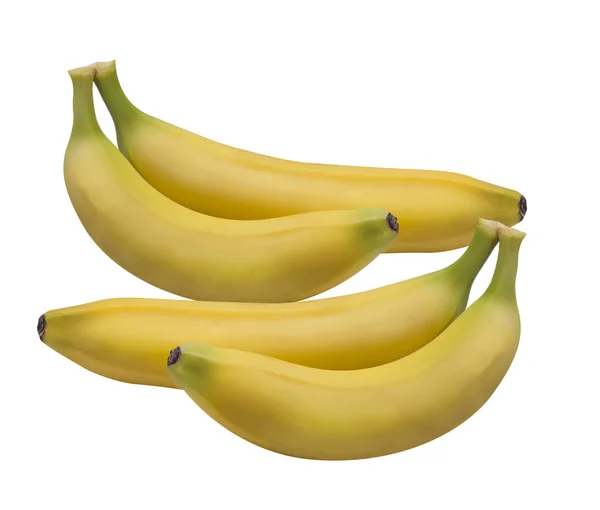 Bananen geïsoleerd op de witte — Stockfoto