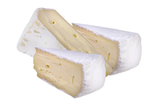 Biały z serem brie — Zdjęcie stockowe