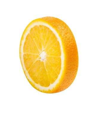 Beyaz üzerine izole edilmiş portakal meyvesi 