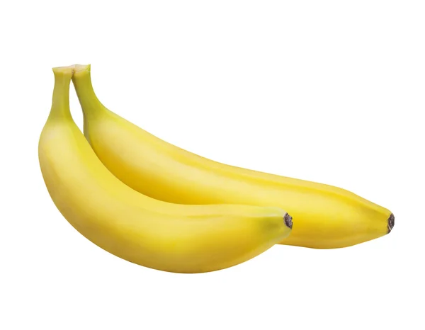 바나나는 흰색 절연 — 스톡 사진