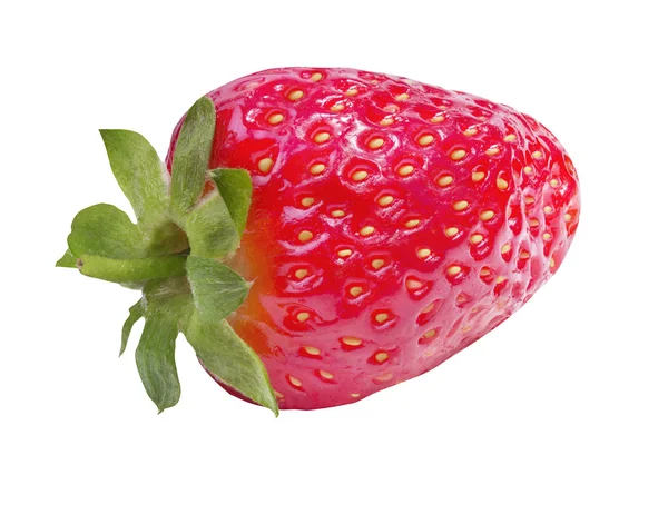 Erdbeeren Beere isoliert auf weiß — Stockfoto