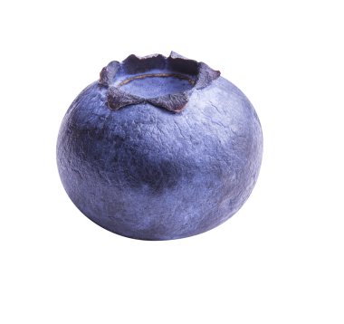 Beyaz izole taze Bilberries yaban mersini 