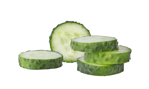 Cucumber isolated on white — Stock Photo, Image