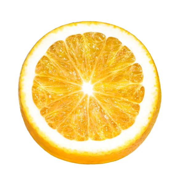 橘子在白色隔离 — 图库照片