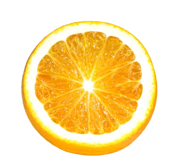 Oranges isolées sur le blanc — Photo