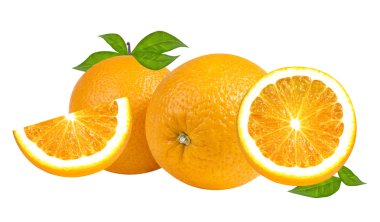 üzerinde beyaz izole portakal 