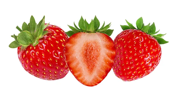 Strawberry Isolated White Background — Stock Photo, Image