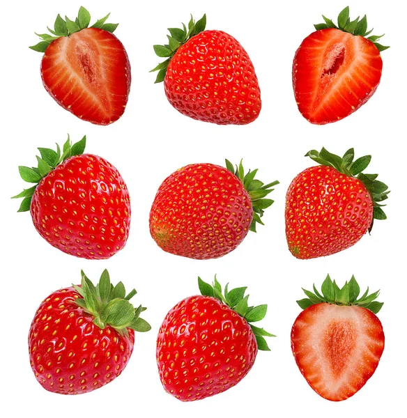 Strawberry Isolated White Background — Stock Photo, Image