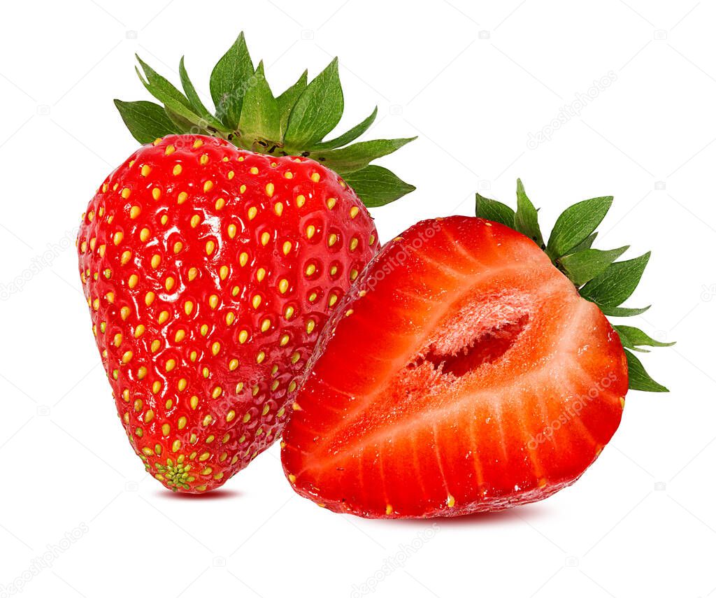 strawberry  isolated on white background