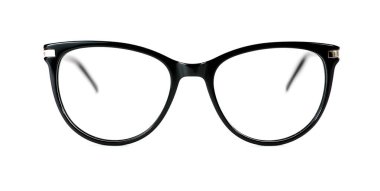 Gözlükler beyaz arkaplanda izole edildi