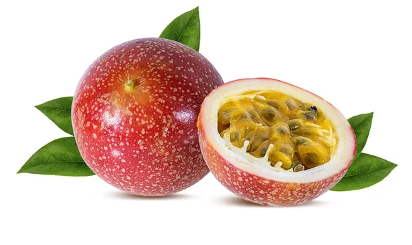 Passion Fruit Isolated White Background — Stock Photo, Image