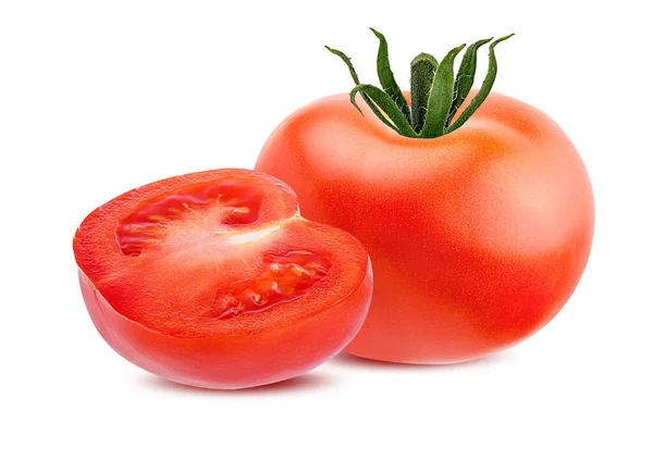 Tomato Isolated White Background — Stock Photo, Image