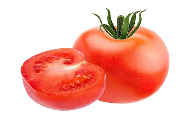 Tomate Aislado Sobre Fondo Blanco — Foto de Stock