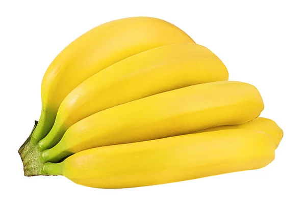 Bananer Isolerad Vit Bakgrund — Stockfoto