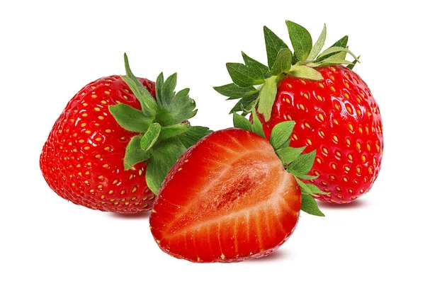 Strawberry Isolated White Background — Stock Photo, Image