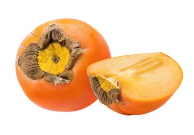 Beyaz arkaplanda yalıtılmış hurma meyvesi