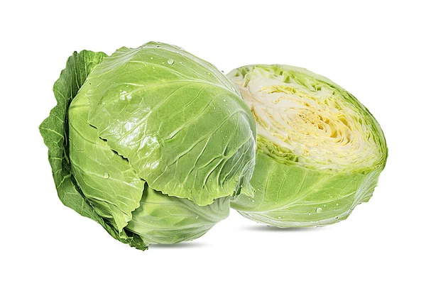 Cabbage Isolated White Background — Stock Photo, Image