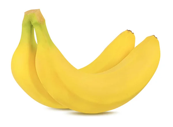 Bananen Isoliert Auf Weißem Hintergrund — Stockfoto