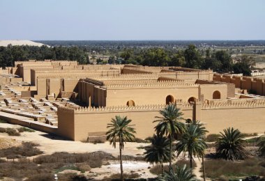 Ancient Babylon in Iraq clipart