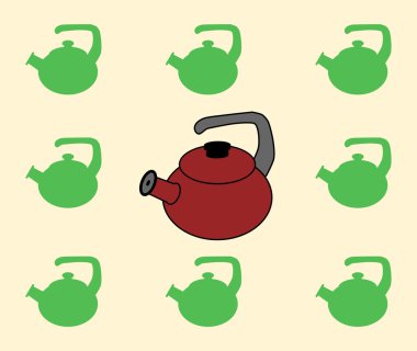 Yol açtı. Vektör çizim