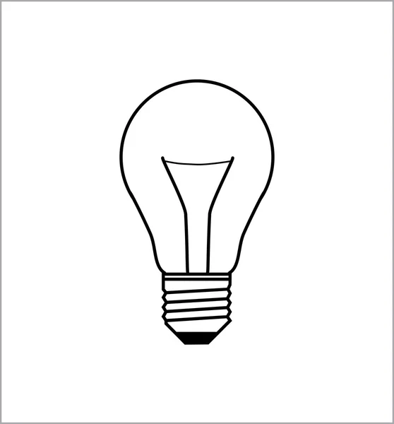 Lampe brillante.Illustration vectorielle — Image vectorielle