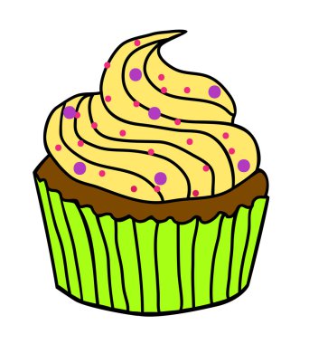 Şirin Kek illüstrasyonu