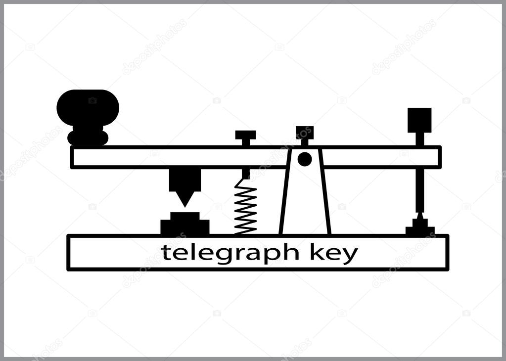 Telegrafní klíč. 