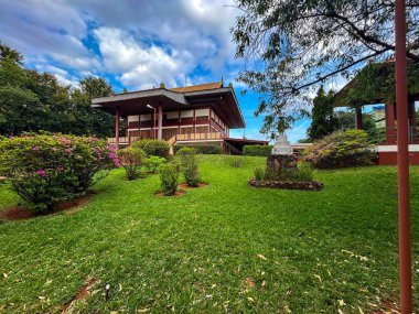 Brasilia şehrinin güney kanadındaki Budist tapınağı..