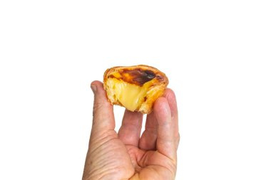 Taze pişmiş Pastis de Nata Geleneksel Portekiz Kremalı Turtaları