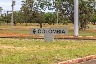 Brezilya, Brasilia-DF, 18 Ocak 2026. Brezilya 'daki Kolombiya Büyükelçiliği Brezilya' nın Güney Büyükelçiliği Sektöründe.