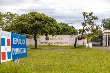 Brezilya, Brasilia-DF, 18 Ocak 2026. Brezilya 'daki Dominik Cumhuriyeti Elçiliği, Güney Büyükelçiliği Sektörü, Brasilia-DF