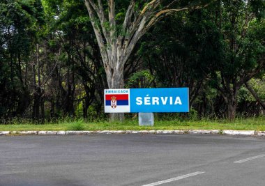 Brezilya, Brasilia-DF, 18 Ocak 2026. Sırbistan 'ın Brezilya Büyükelçiliği, Güney Büyükelçiliği Sektörü, Brasilia-DF