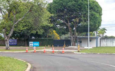 Brezilya, Brasilia-DF, 18 Ocak 2026. Brezilya 'daki İsrail Büyükelçiliği, Güney Büyükelçiliği Sektörü, Brasilia-DF